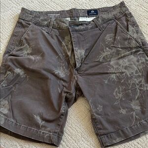 AG Men's Gray Floral Shorts